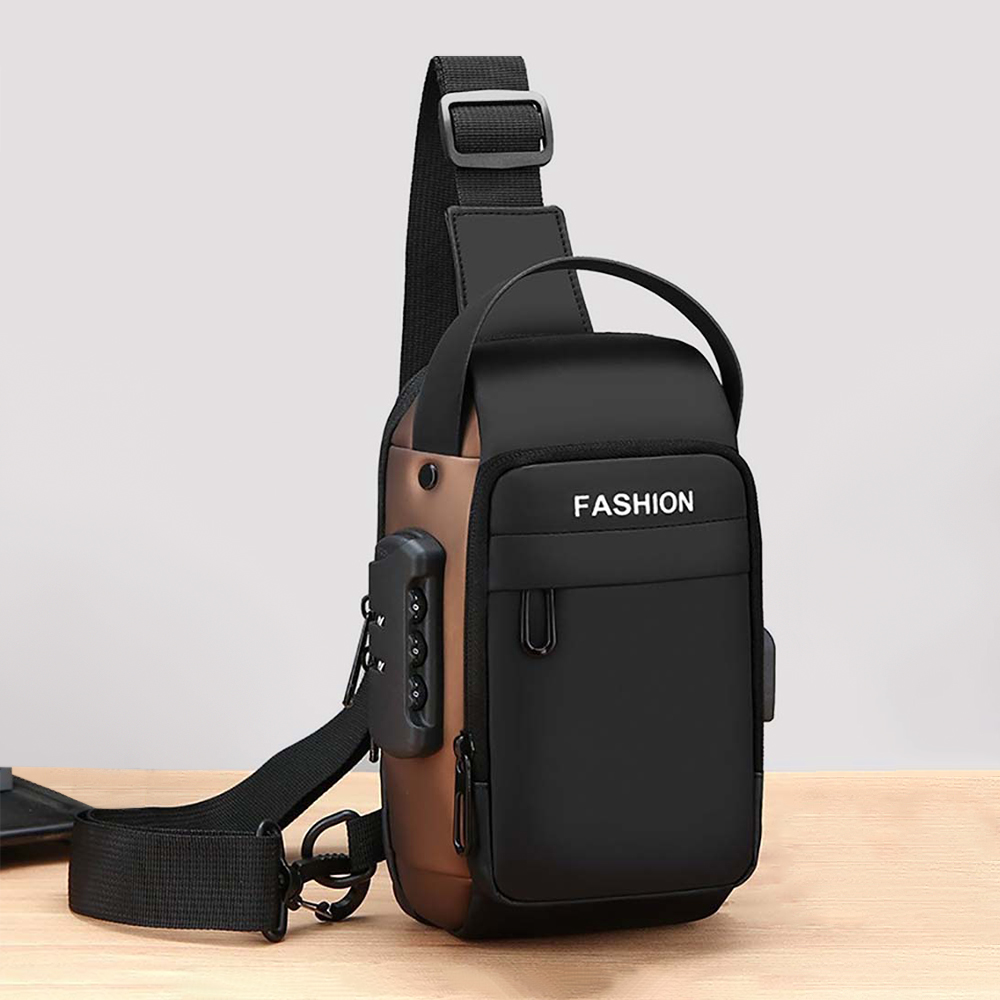 Sling Backpack Shoulder - حقيبة كتف رجالية متعددة الاستخدامات مع