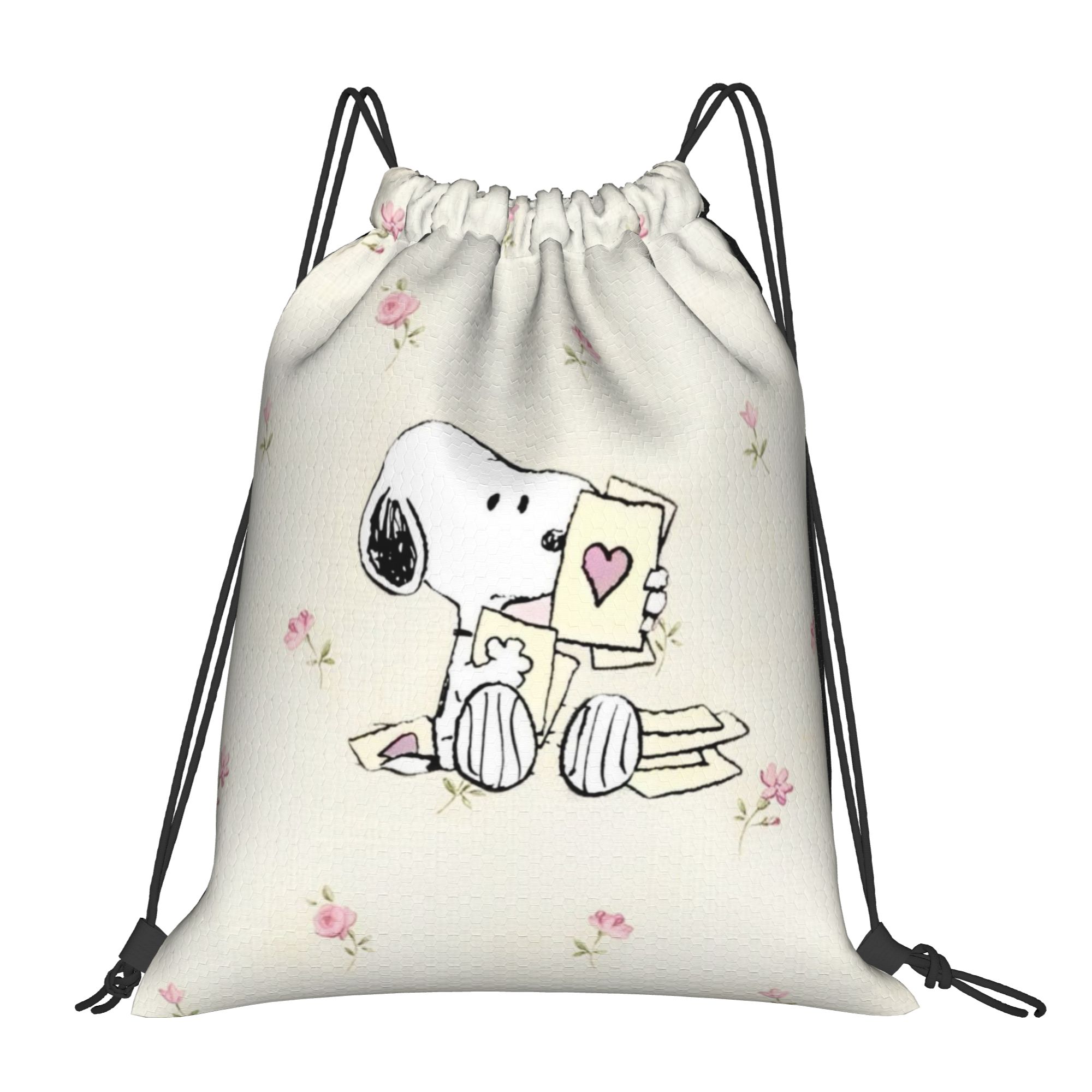 Drawstring Gym Bag - حقيبة ظهر رياضية برباط من S-Snoopys