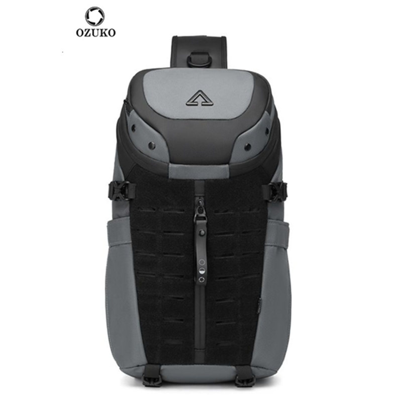 Travel Backpack Anti Theft - حقيبة صدر أوزوكو للرجال، حقيبة كروس
