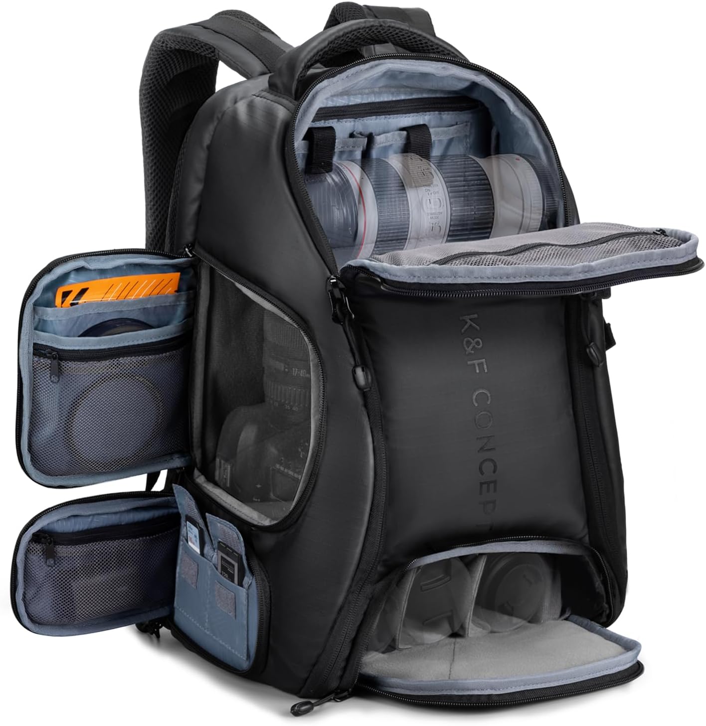 Laptop Backpack 15.6 - حقيبة ظهر للكاميرا من K&F CONCEPT،