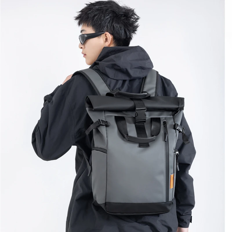 Canvas Backpack Casual - حقيبة ظهر عصرية للجنسين بتصميم بسيط