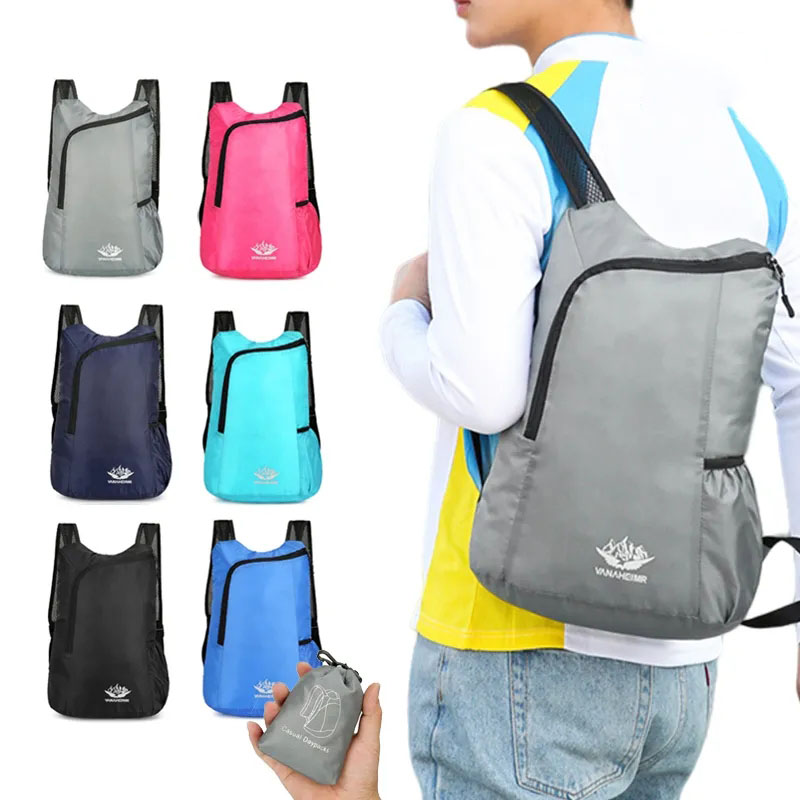 Foldable Backpack Small - 20L للجنسين خفيفة الوزن في الهواء
