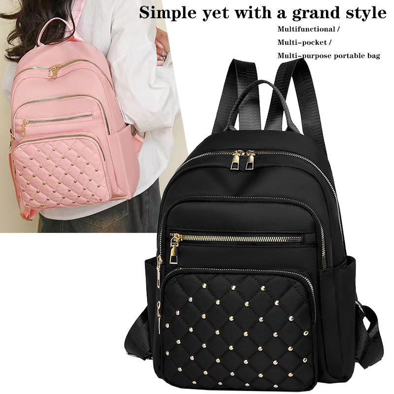 Canvas Backpack Casual - حقيبة ظهر نسائية من القماش الناعم