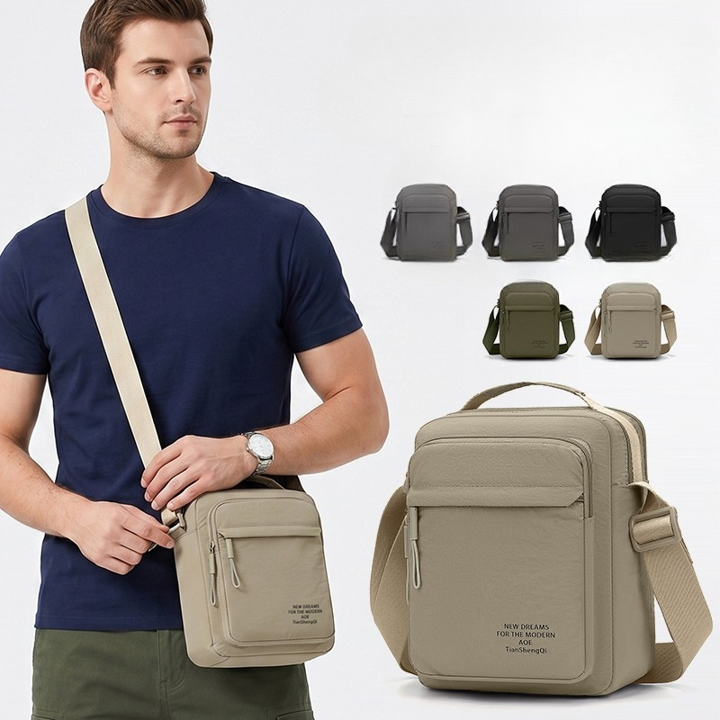 Sling Backpack Shoulder - حقيبة ظهر رجالية من النايلون بتصميم