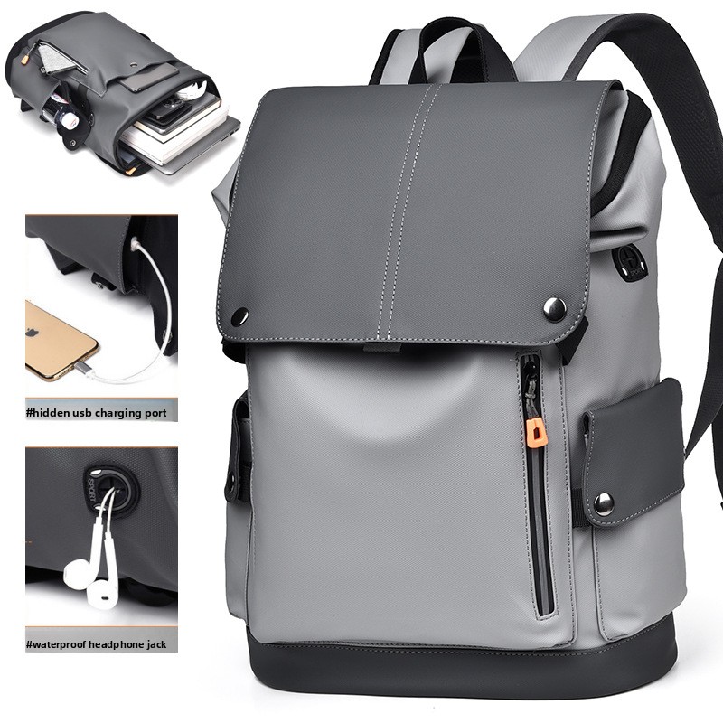 Business Backpack Brief - حقيبة ظهر رجالية جديدة للأعمال بشعار