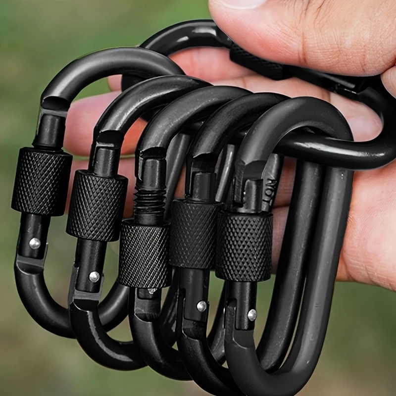 Backpack Insert Organizer - 4 قطعة سبائك الألومنيوم D-حلقة حلقة
