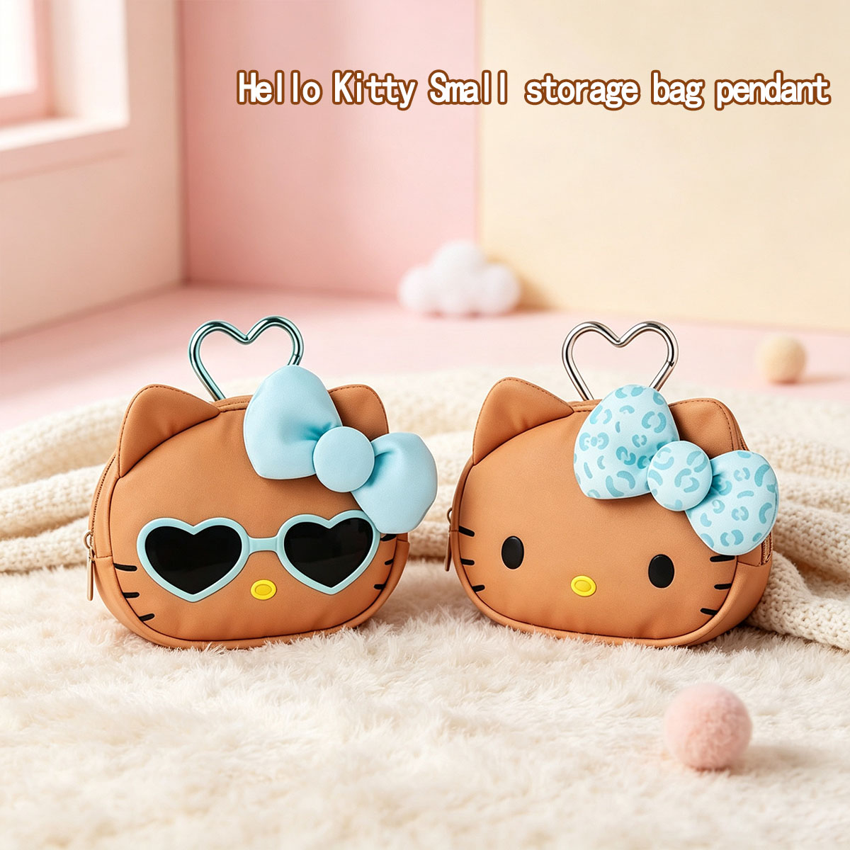 Mini Backpack Purse - حقيبة تخزين صغيرة لطيفة بتصميم هالو