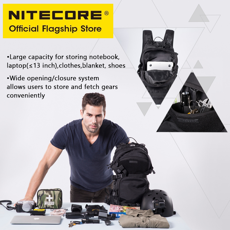 NITECORE BP20 20L حقيبة السفر  - مراجعة Rucksack Military Style وسعره