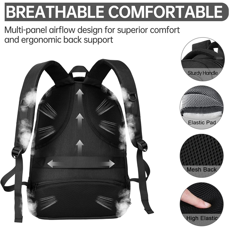 حقيبة ظهر كبيرة للسفر والكمبيو - مراجعة Travel Backpack Anti Theft وسعره