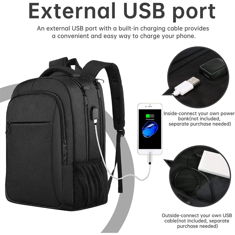 حقيبة ظهر كبيرة للسفر والكمبيو - مراجعة Travel Backpack Anti Theft وسعره