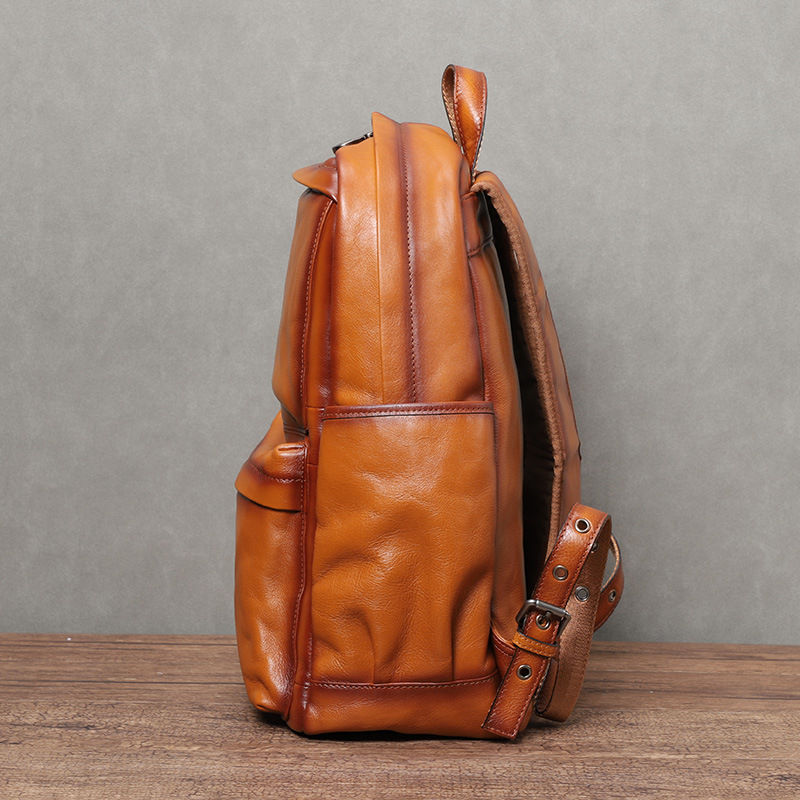 حقيبة ظهر رجالية من YETTIES مص - مراجعة Leather Backpack Vintage وسعره