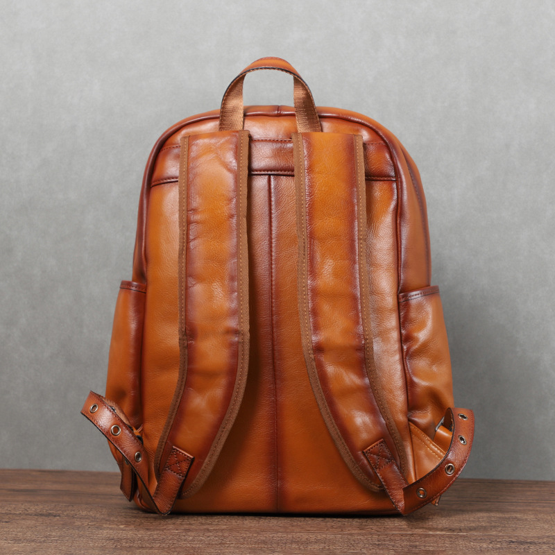 حقيبة ظهر رجالية من YETTIES مص - مراجعة Leather Backpack Vintage وسعره