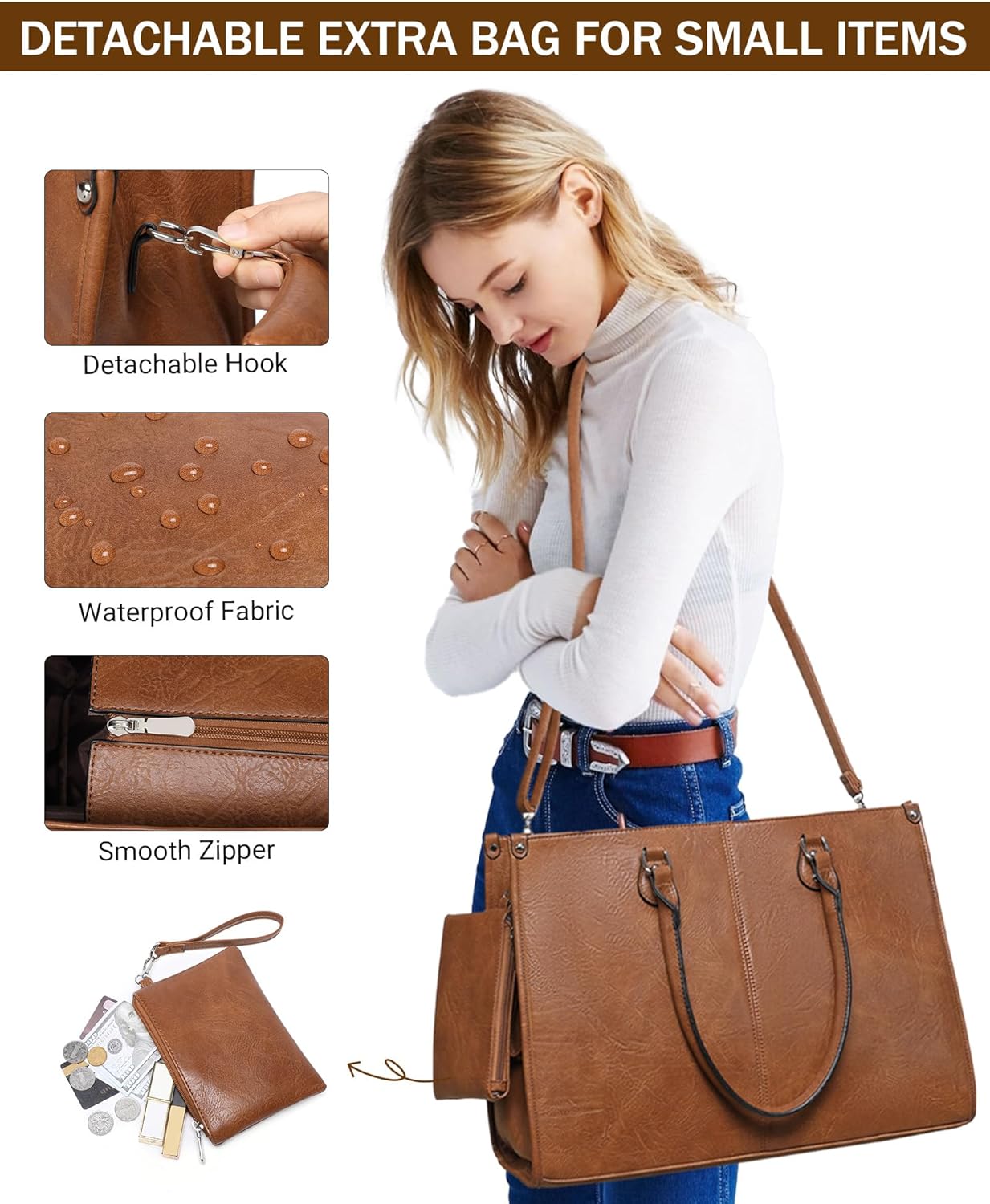 حقيبة لابتوب 2 في 1 مع حجرة مع - مراجعة Laptop Backpack 15.6 وسعره