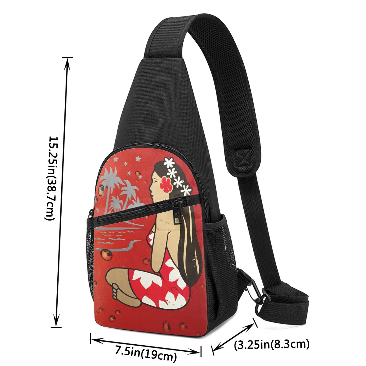 حقيبة صدر هينانو تاهيتي للرجال - مراجعة Sling Backpack Shoulder وسعره