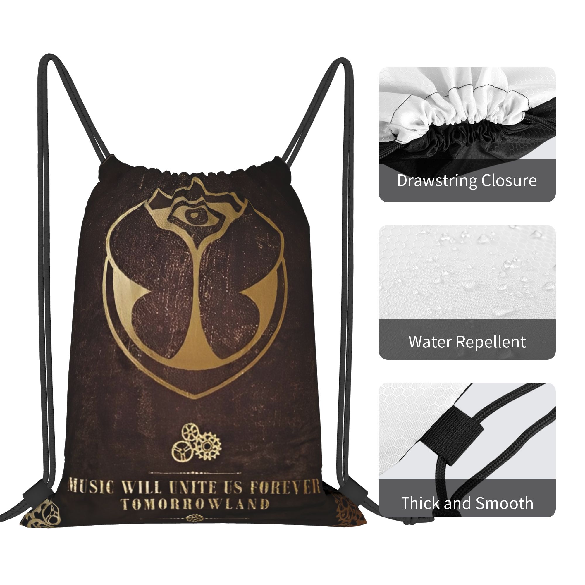 حقائب تومورولاندز الرياضية ذات - مراجعة Drawstring Gym Bag وسعره