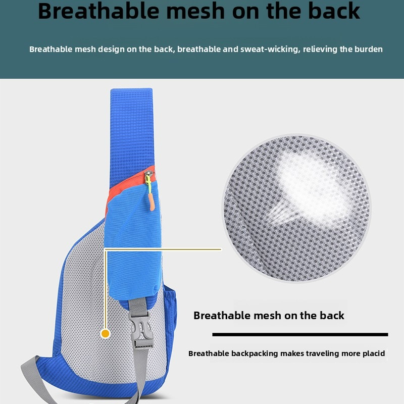 حقيبة صدر خفيفة الوزن مقاومة ل - مراجعة Sling Backpack Shoulder وسعره