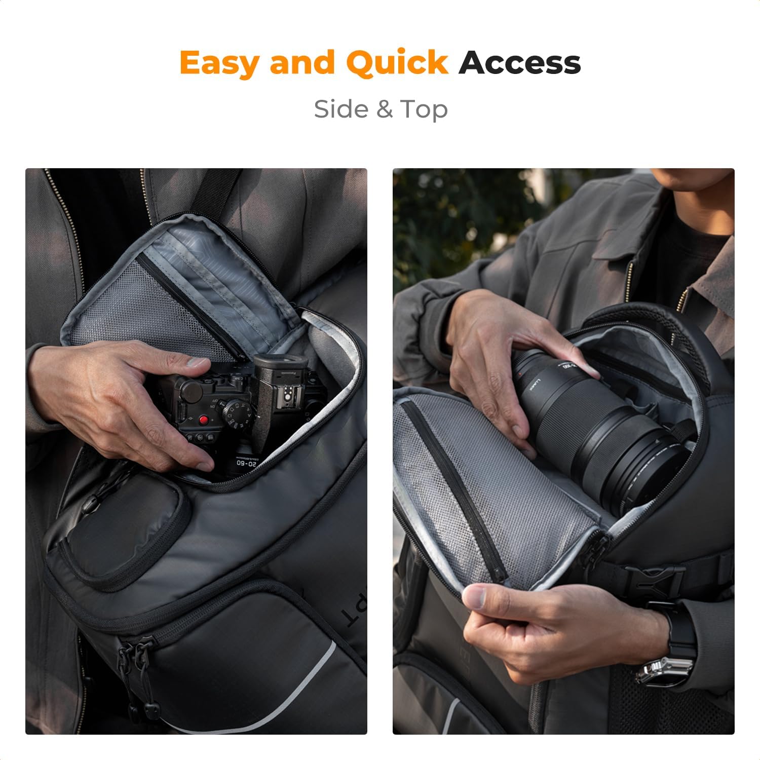 حقيبة ظهر للكاميرا من K&F CONC - مراجعة Laptop Backpack 15.6 وسعره