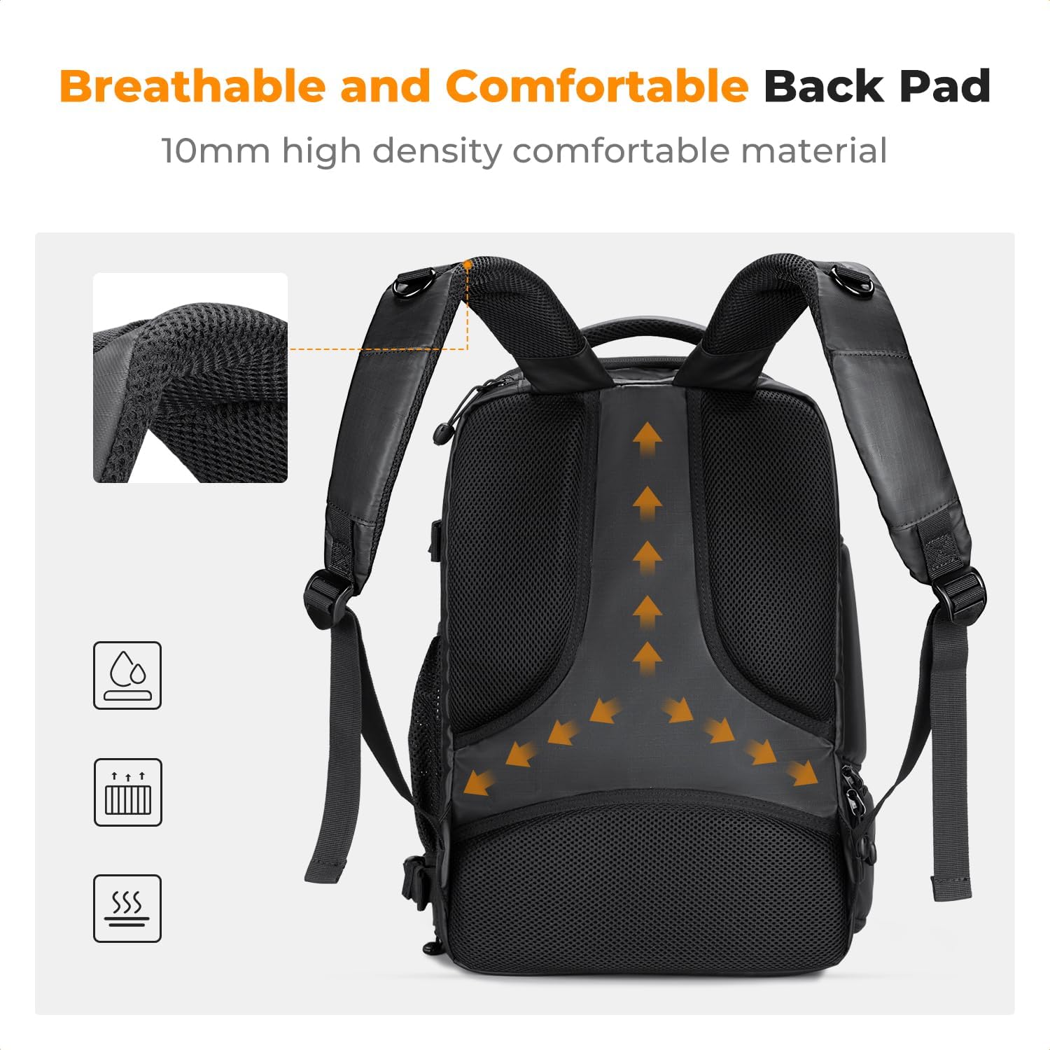 حقيبة ظهر للكاميرا من K&F CONC - مراجعة Laptop Backpack 15.6 وسعره