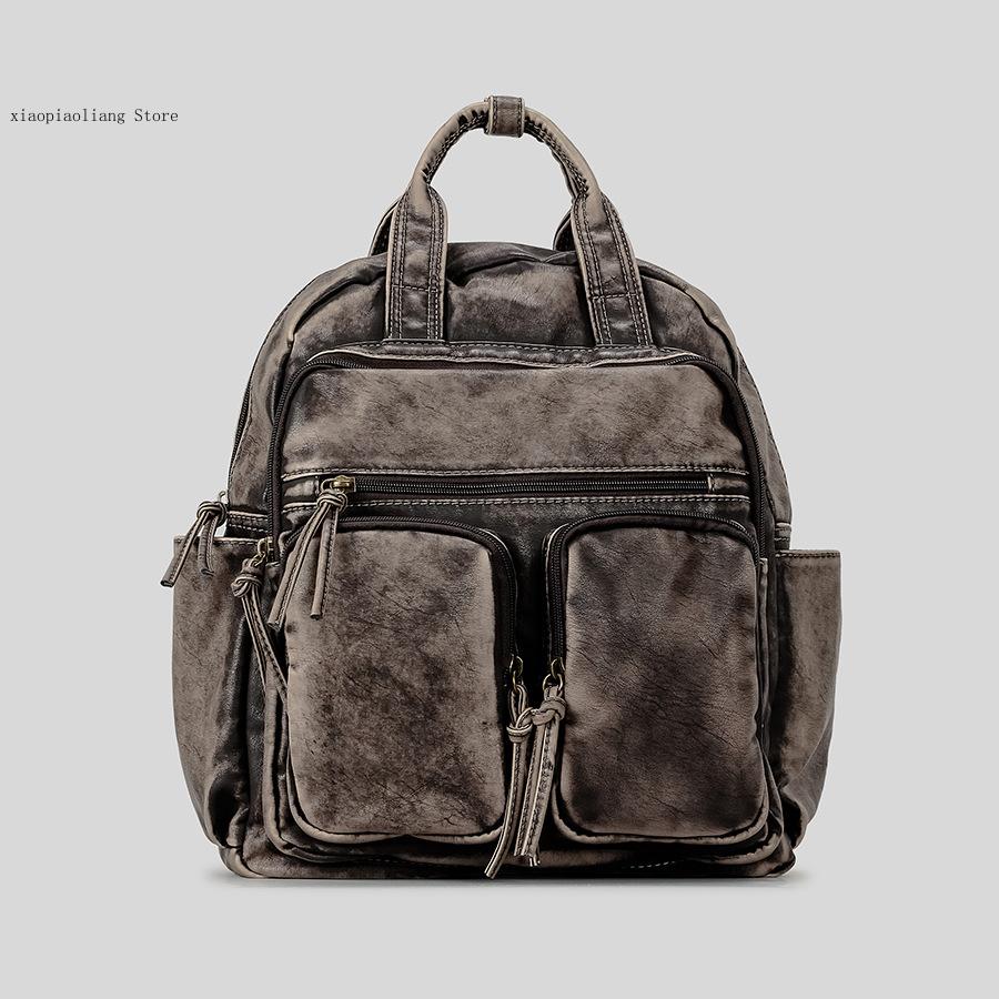 حقائب ظهر فاخرة من جلد البولي  - مراجعة Leather Backpack Vintage وسعره