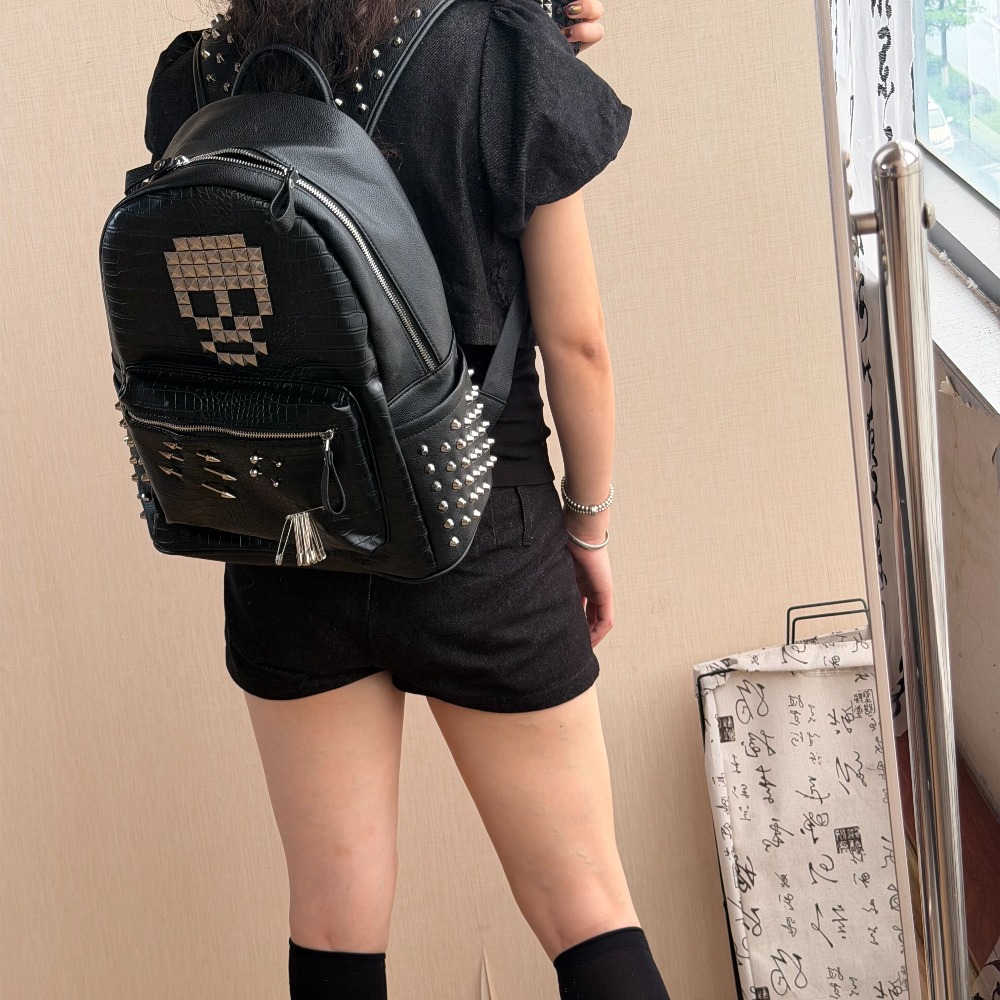 حقيبة ظهر أصلية بنمط جلد التمس - مراجعة Fashion Backpack Women وسعره