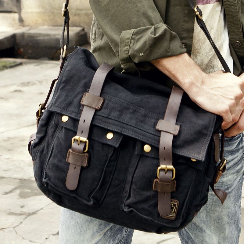 حقيبة كتف مدرسية كاجوال للرجال - مراجعة Leather Backpack Vintage وسعره