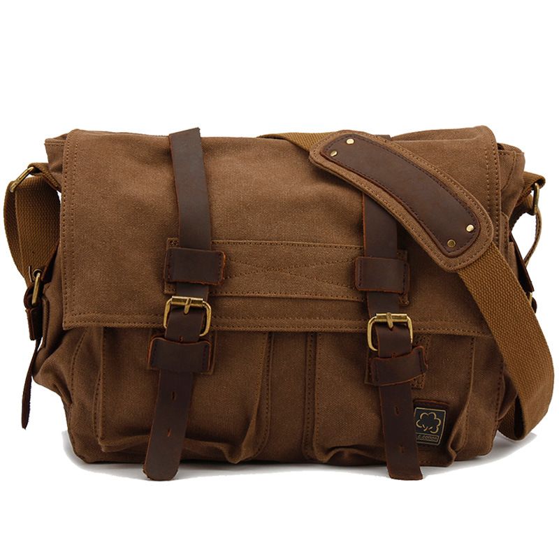 حقيبة كتف مدرسية كاجوال للرجال - مراجعة Leather Backpack Vintage وسعره
