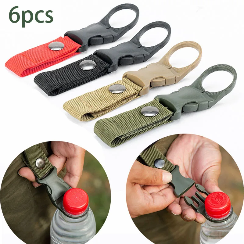 6 قطعة حزام التخييم مشبك هوك ح - مراجعة Rucksack Military Style وسعره