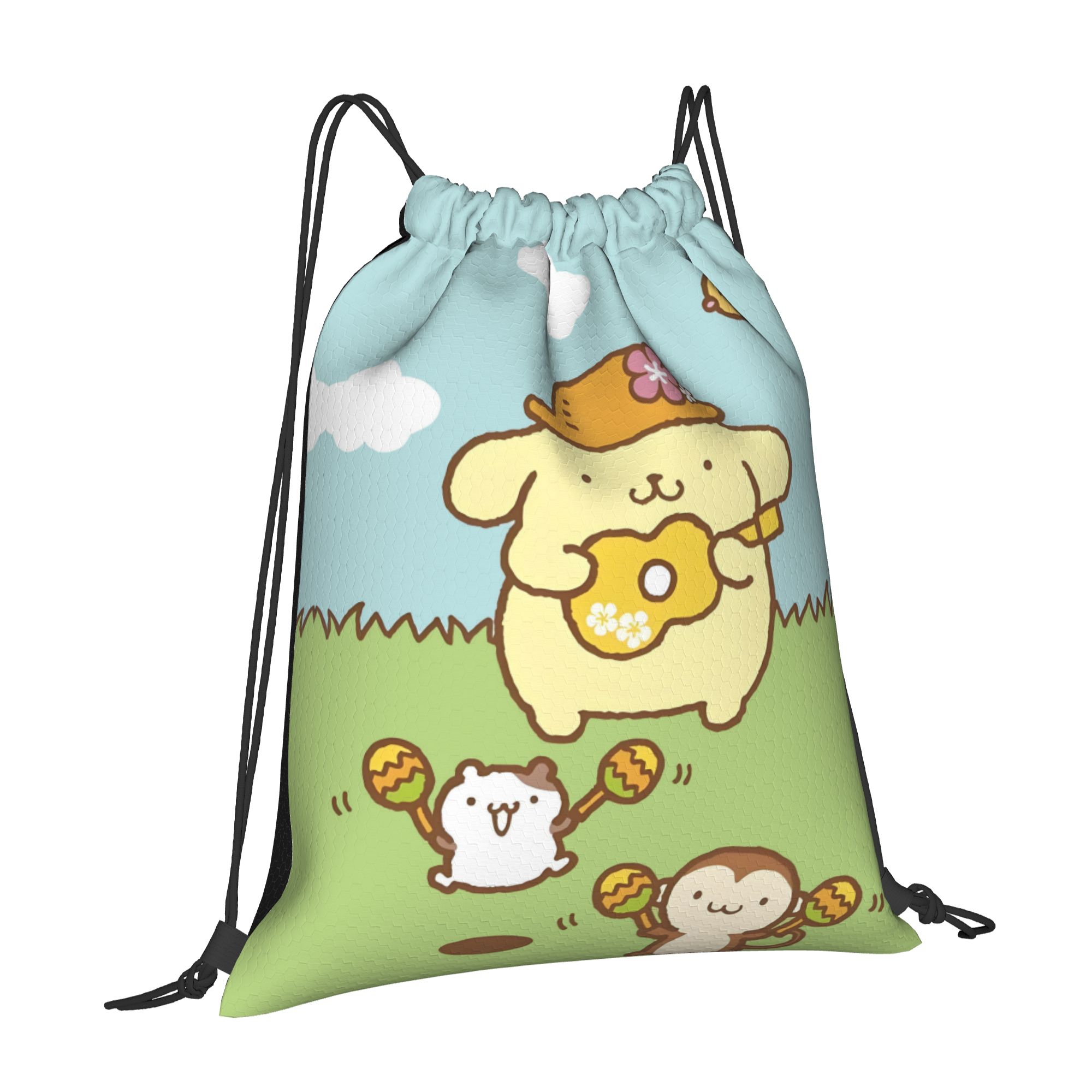 حقائب ظهر مخصصة من P-Pompompur - مراجعة Drawstring Gym Bag وسعره