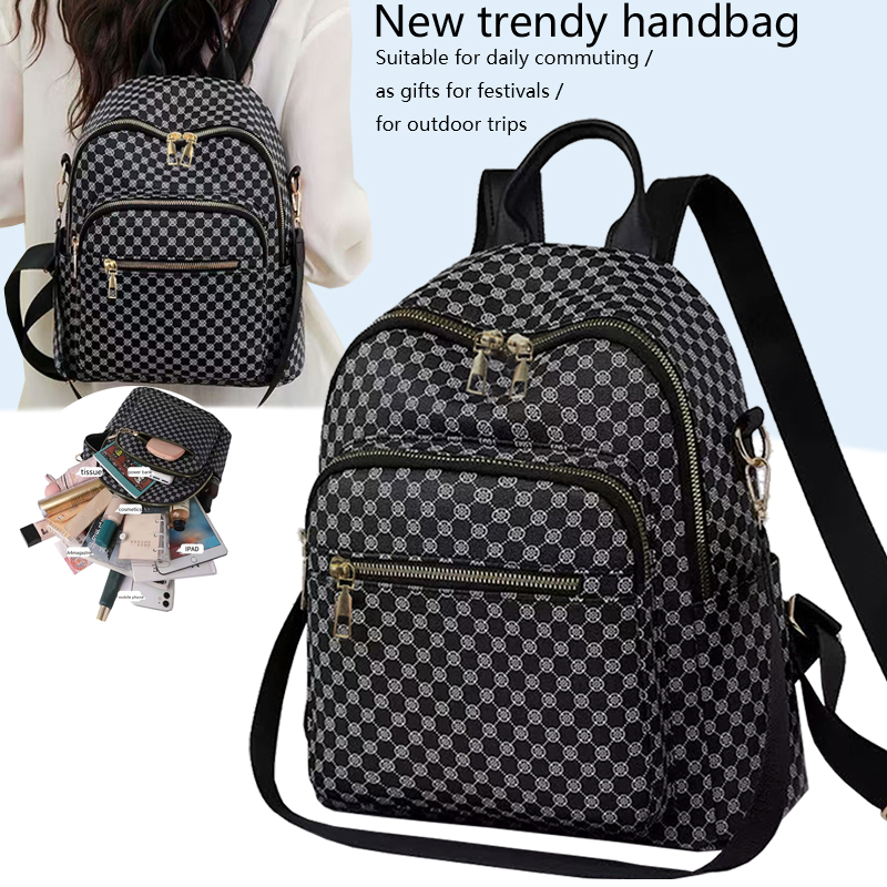 حقيبة ظهر أنيقة من الجلد الصنا - مراجعة Fashion Backpack Women وسعره