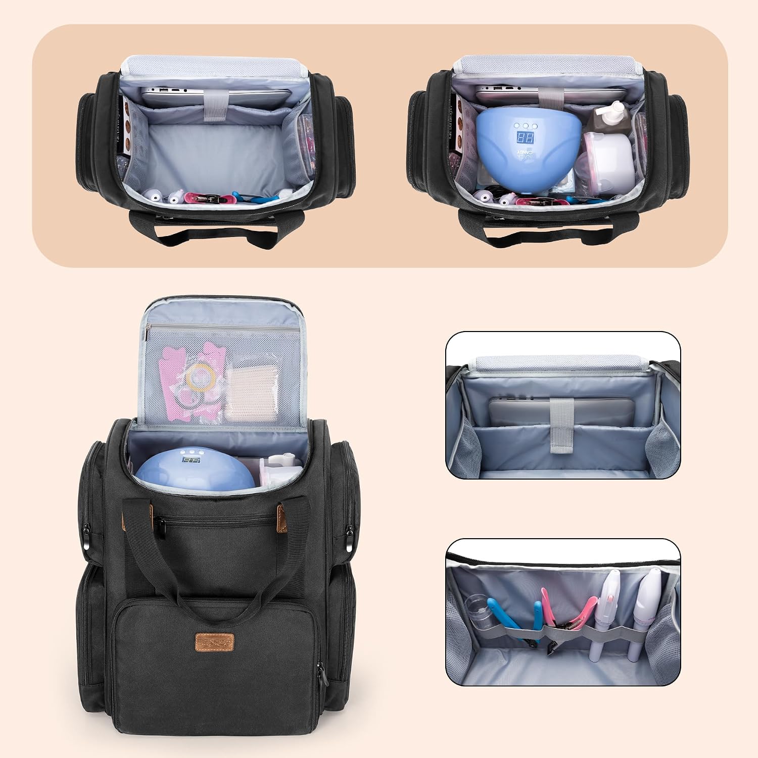 حقيبة ظهر لحمل طلاء الأظافر تت - مراجعة Laptop Sleeve Removable وسعره