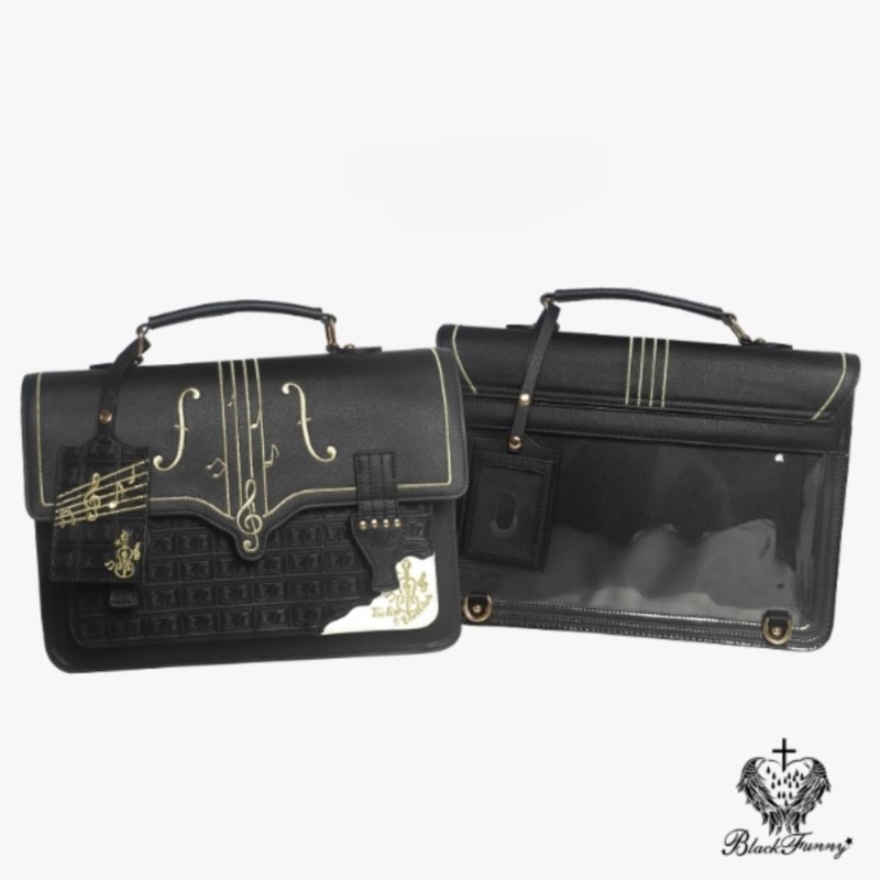 ريترو هاراجوكو المطرزة الموسيق - مراجعة Leather Backpack Vintage وسعره
