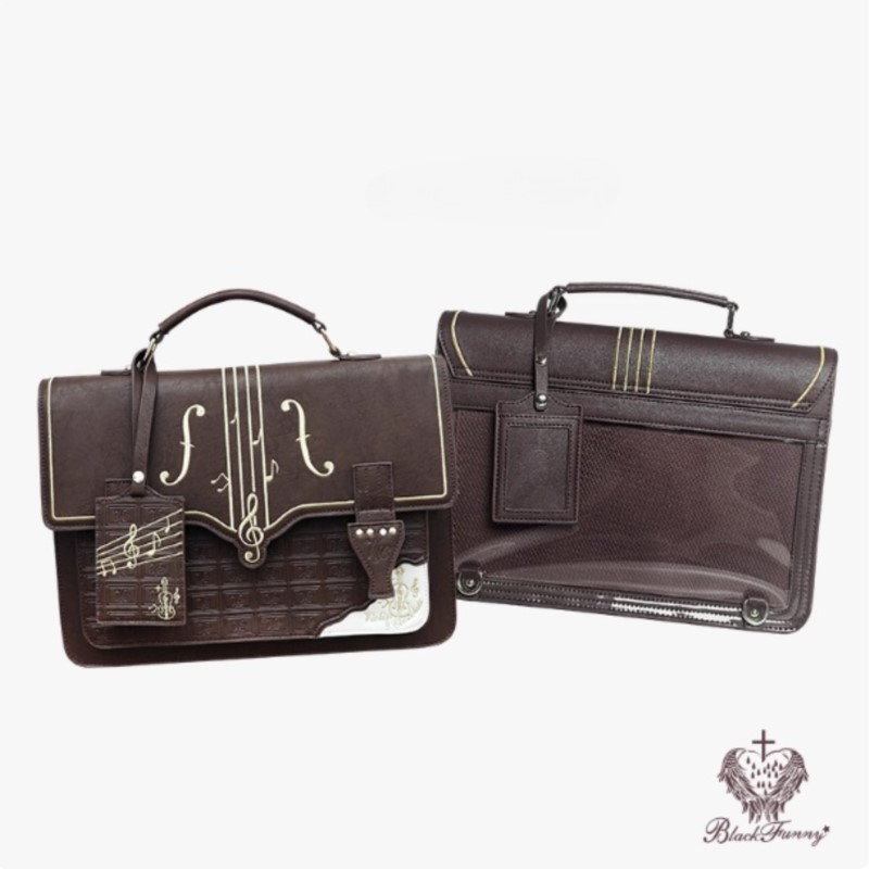 ريترو هاراجوكو المطرزة الموسيق - مراجعة Leather Backpack Vintage وسعره