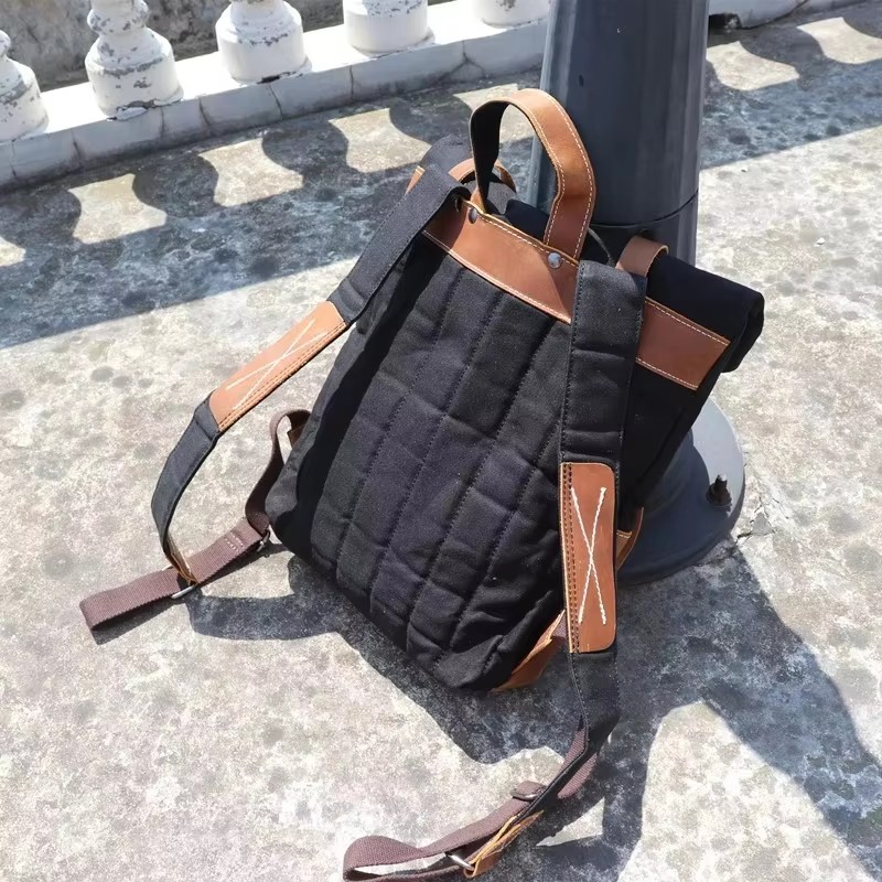 حقيبة ظهر عصرية للرجال من القم - مراجعة Leather Backpack Vintage وسعره