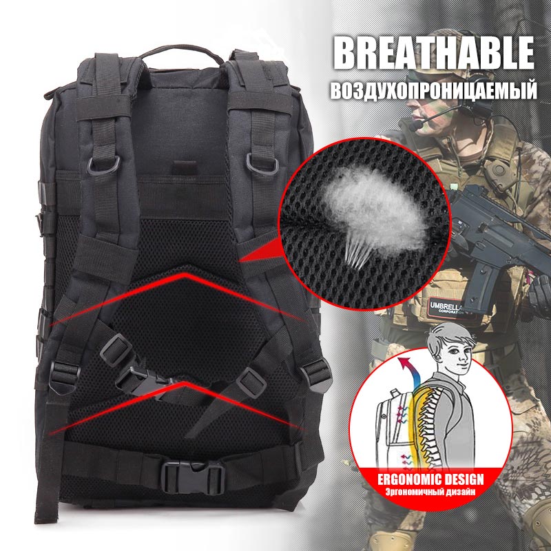 حقيبة ظهر عسكرية تكتيكية للرجا - مراجعة Urban Backpack Tactical وسعره