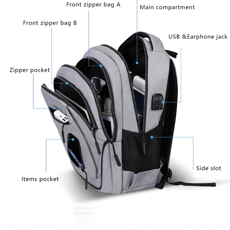 حقيبة ظهر أكسفورد بسعة كبيرة ل - مراجعة Laptop Backpack 15.6 وسعره