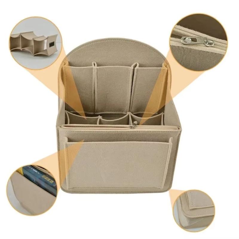حقيبة ظهر محمولة من اللباد، حق - مراجعة Backpack Insert Organizer وسعره