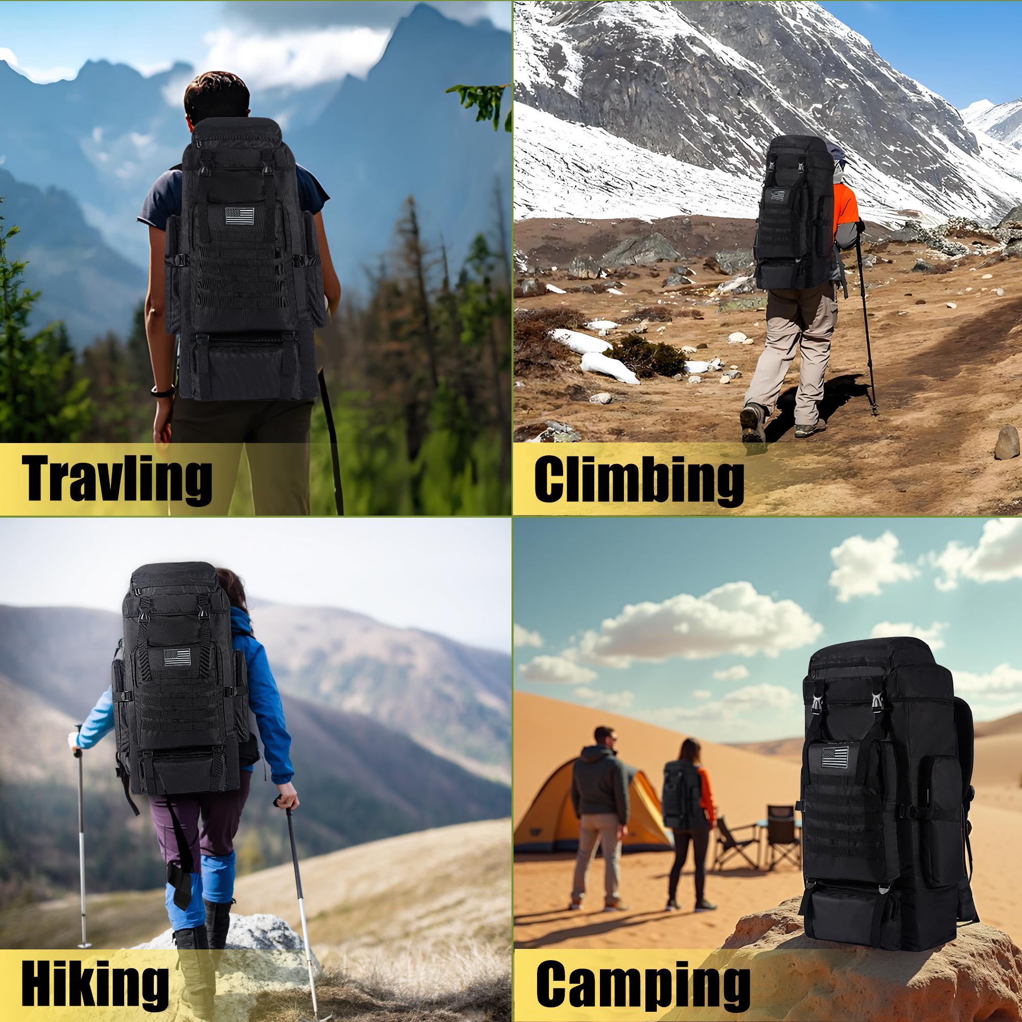 حقيبة ظهر احترافية للتنزه سعة  - مراجعة Hiking Backpack Waterproof وسعره