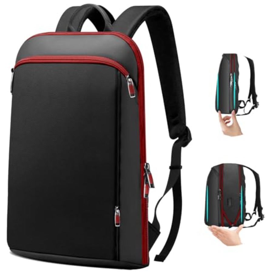 حقيبة ظهر نحيفة وقابلة للتوسيع - مراجعة Travel Backpack Anti Theft وسعره