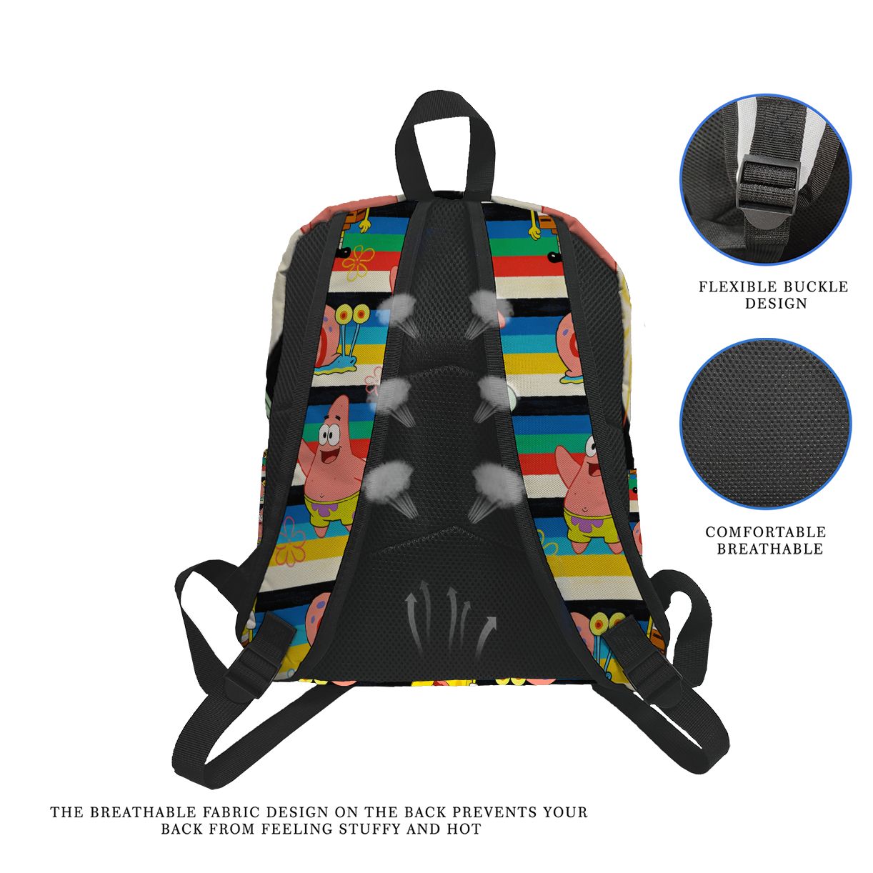 حقيبة ظهر سبونج بوب سكوير بانت - مراجعة School Backpack Teen وسعره