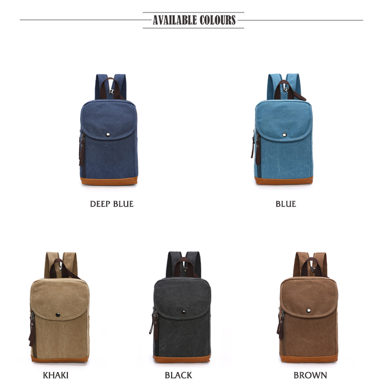 حقيبة ظهر صغيرة من القماش للرج - مراجعة Sling Backpack Shoulder وسعره