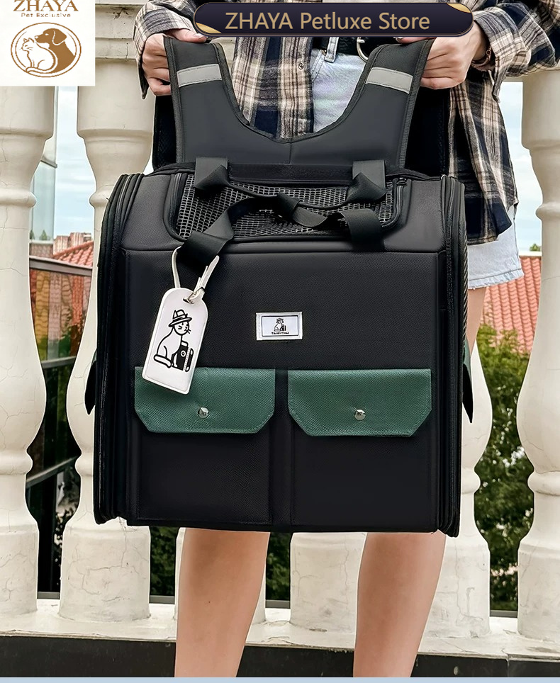 حقيبة ظهر كبيرة لحمل القطط من  - مراجعة Foldable Backpack Small وسعره