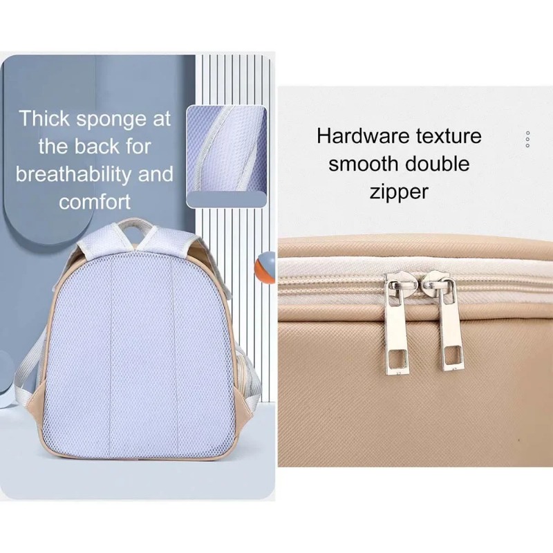 حقيبة ظهر محمولة شفافة للحيوان - مراجعة Foldable Backpack Small وسعره
