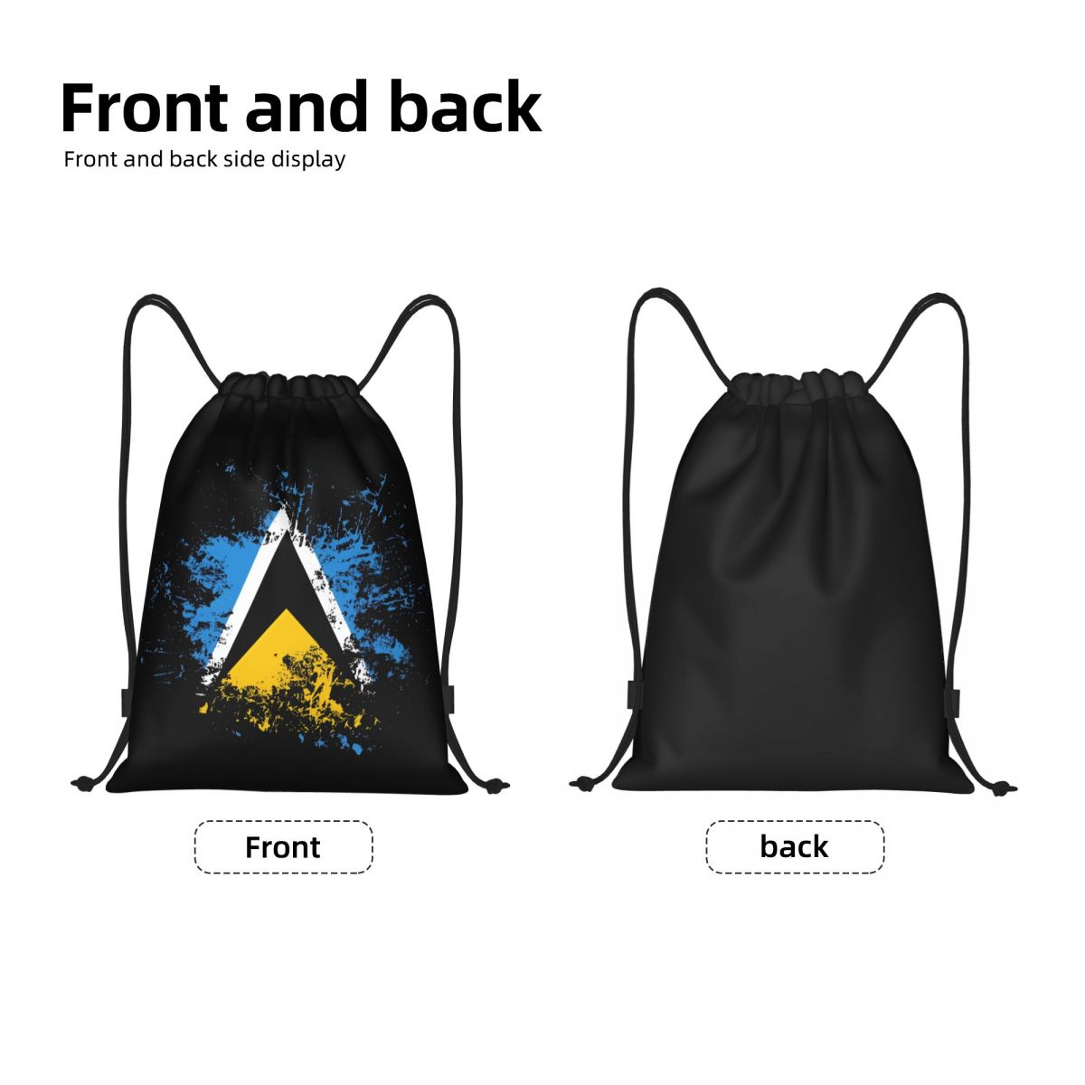 حقيبة ظهر برباط على شكل علم دو - مراجعة Drawstring Gym Bag وسعره