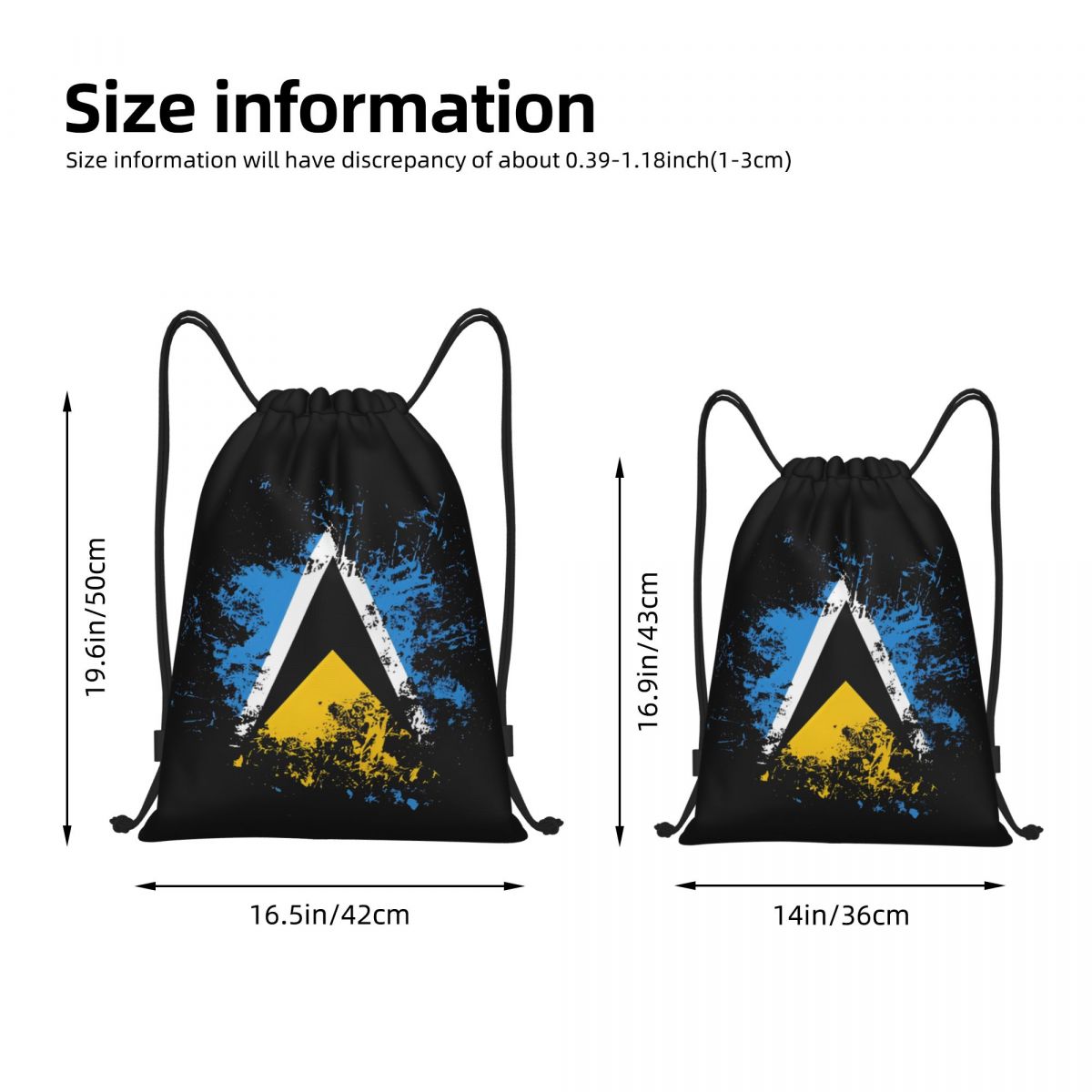 حقيبة ظهر برباط على شكل علم دو - مراجعة Drawstring Gym Bag وسعره