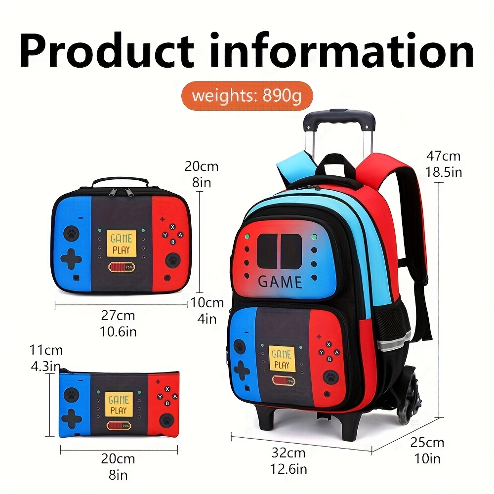 حقيبة ظهر بعجلات للأطفال مكونة - مراجعة School Backpack Teen وسعره