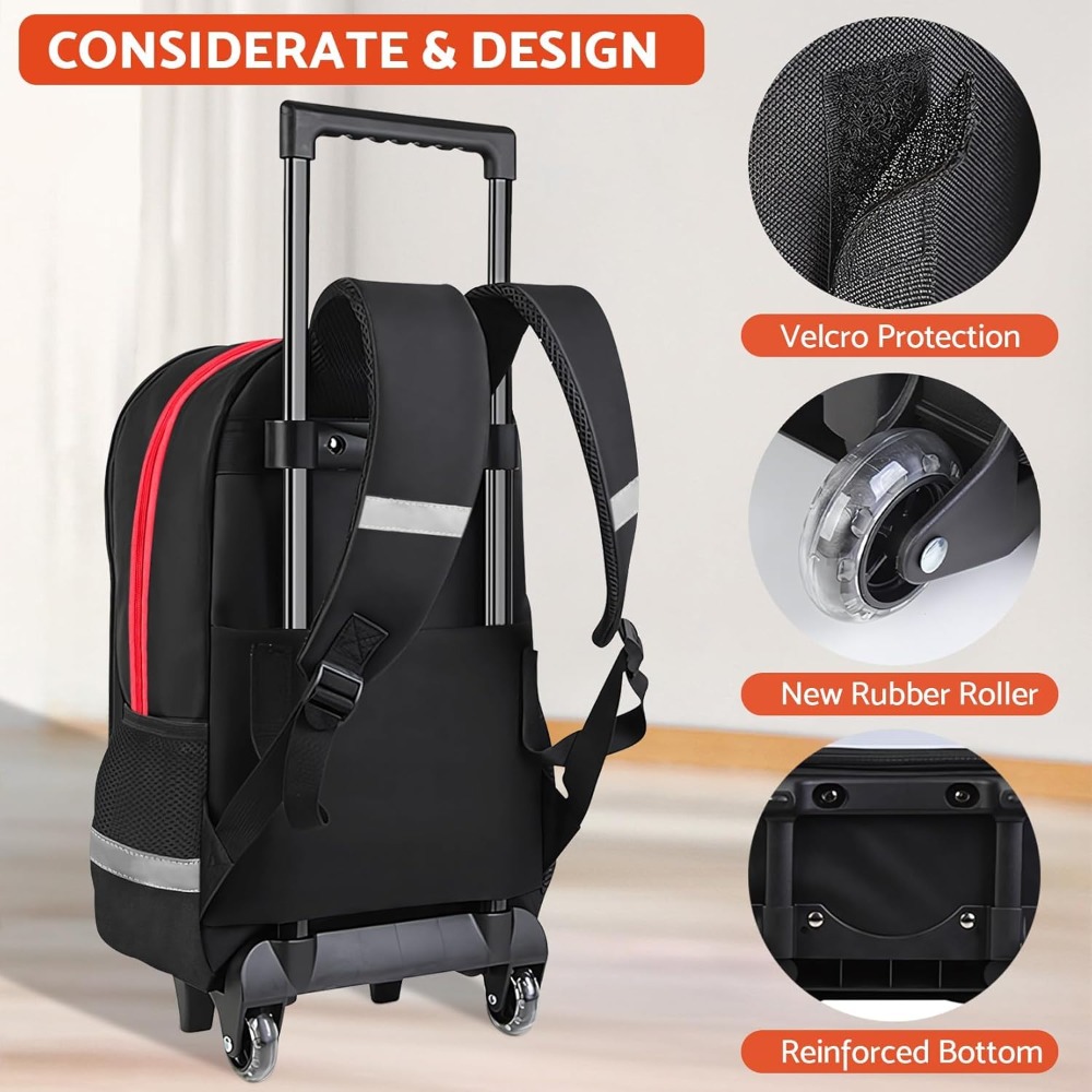 حقيبة ظهر بعجلات للأطفال مكونة - مراجعة School Backpack Teen وسعره
