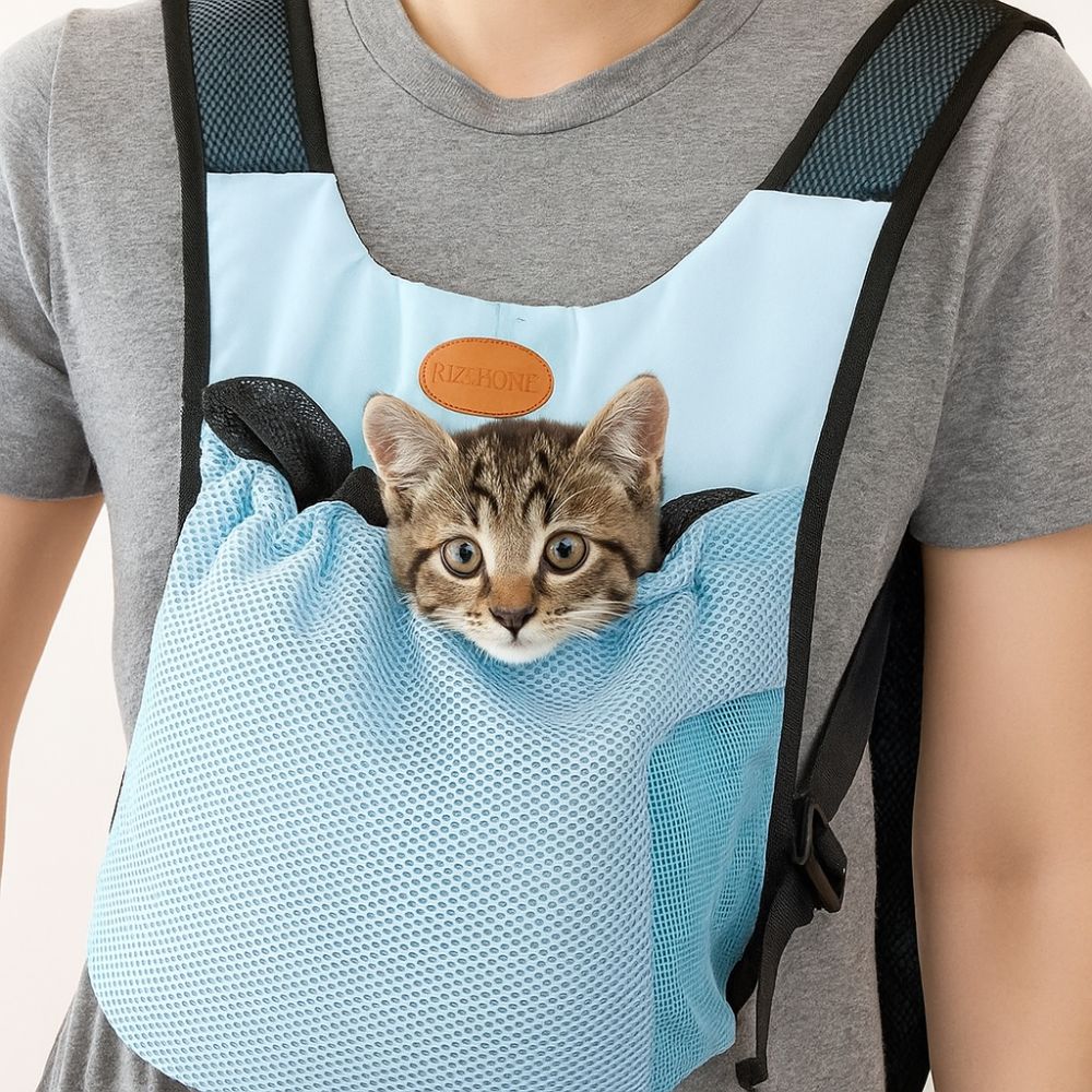 حقيبة صدر وكتف محمولة للحيوانا - مراجعة Foldable Backpack Small وسعره