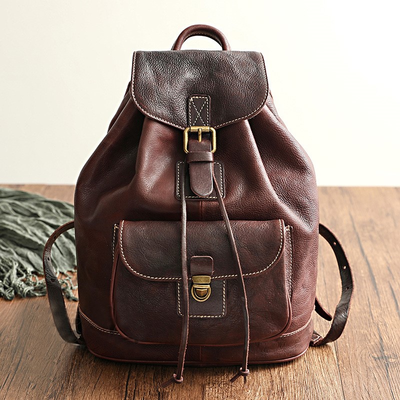 حقيبة ظهر جوهنيتشر للسفر والتر - مراجعة Leather Backpack Vintage وسعره