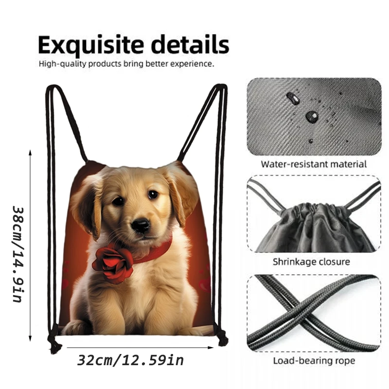 حقيبة تسوق للأطفال برباط مطبوع - مراجعة Drawstring Gym Bag وسعره