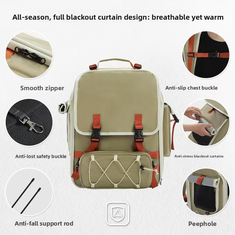 حقيبة ظهر لحمل الحيوانات الألي - مراجعة Foldable Backpack Small وسعره